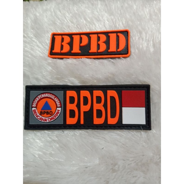 patchrubber BPBD satu set tulisan