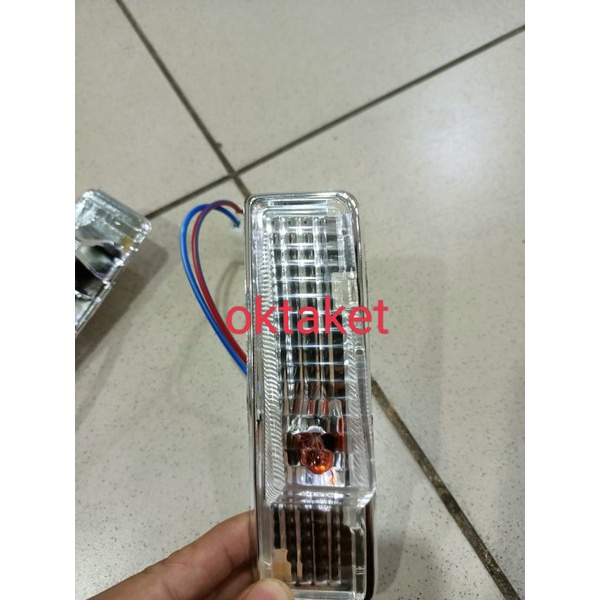 side lamp lampu samping Vitara lama Escudo Sidekick lama 1992-1995 model kristal