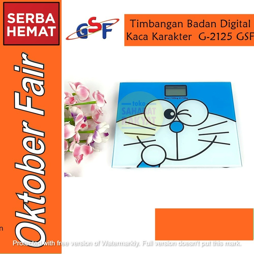 Timbangan Badan Digital Kaca GSF