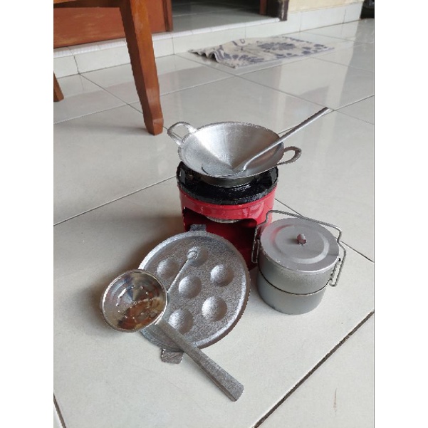MAINAN ANAK TRADISIONAL..KOMPOR SET / RANTANG