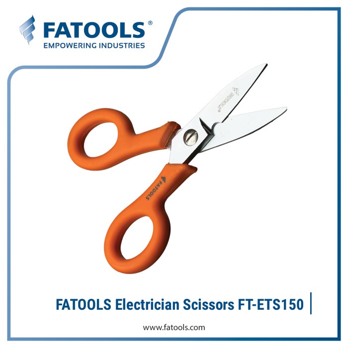 

Spesial Fatools Ets150 - Electrician Scissors Size 6" Bergaransi