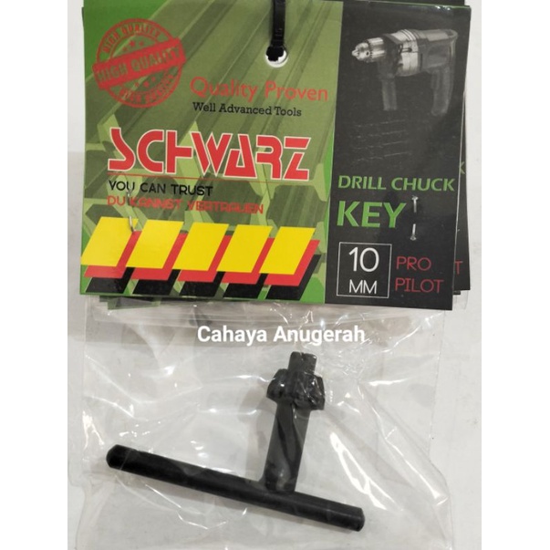 Kunci Kepala Bor Hitam 10mm Popeye / Kunci Kepala Mesin Bor Tangan