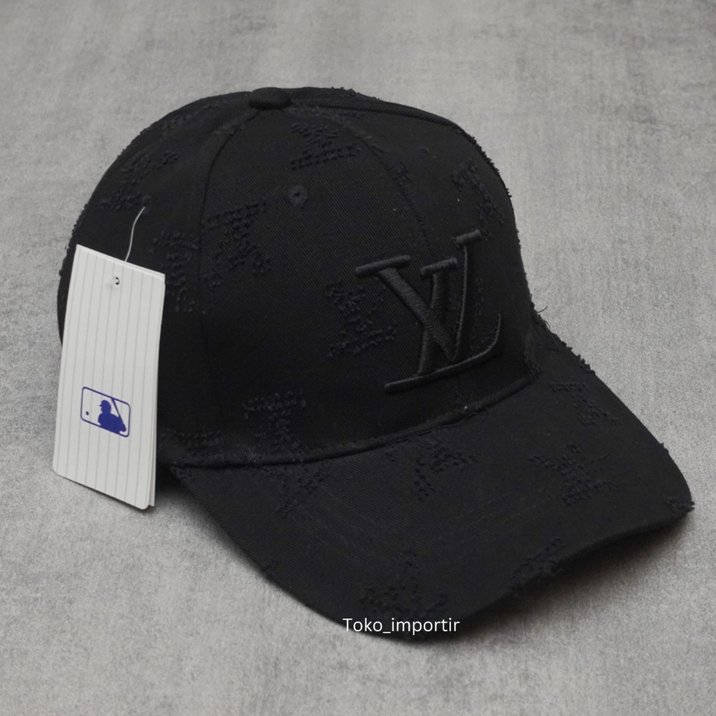 Topi LV Baseball Pria Import Mirror Original