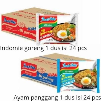 PROMO Indomie Goreng Jumbo / Rasa Ayam Panggang Mie Instant Goreng 1 Dus