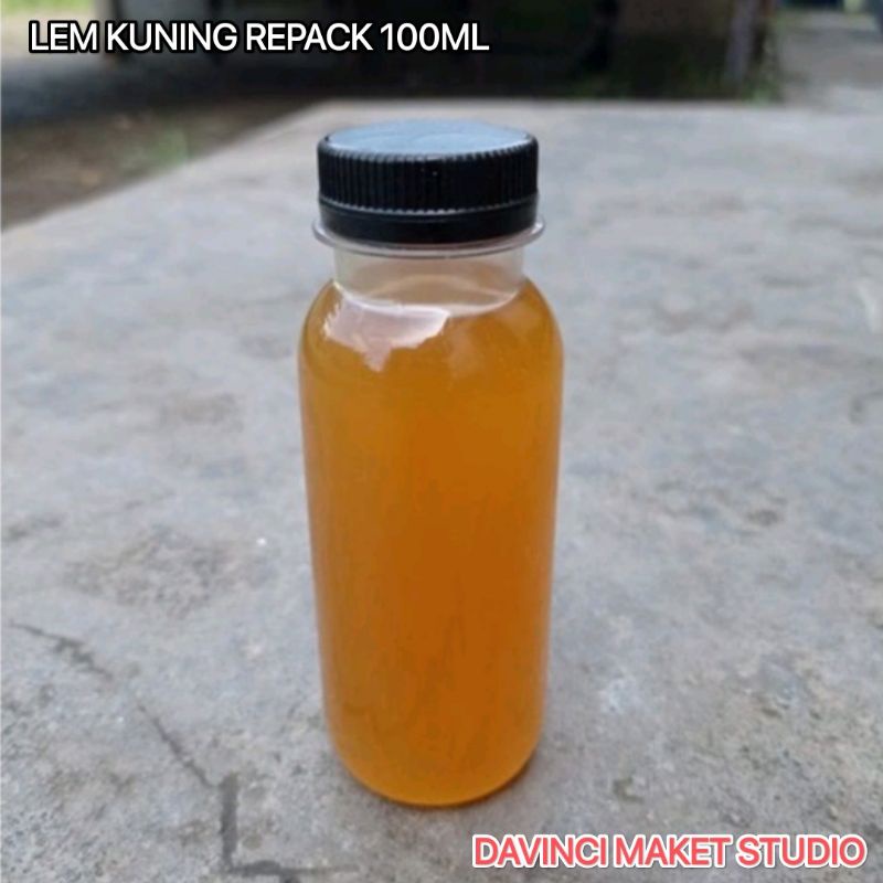 Lem Kuning 100Ml - Lem Eva Foam Busa Karet Gasket Maket Diorama Repack