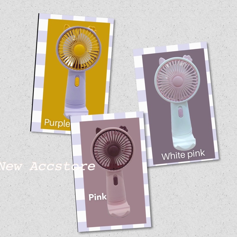 Kipas angin mini macaron genggam Cute / Kipas Lipat PORTABLE / Mini Fan