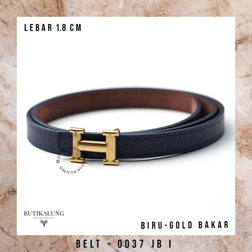 Ikat Pinggang Kulit Gesper Kulit Belt Kulit Sabuk Aksesoris Fashion Tali Pinggang Wanita BUTIKALUNG 0037JB