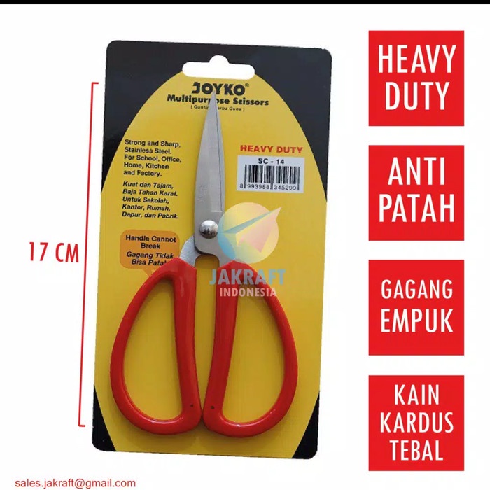 

Hot Sale Gunting Joyko Serba Guna Sc 14 Heavy Duty Murah