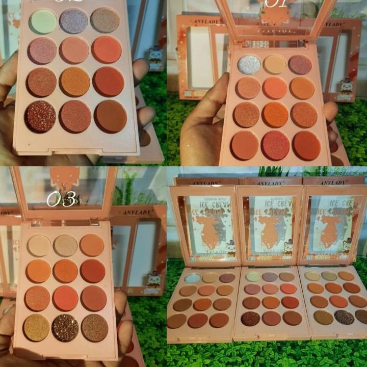 Siap Kirim--PROMO PERPCS EYESHADOW ANYLADY MINI MERMAID NO.807/ICE CREAM 807B