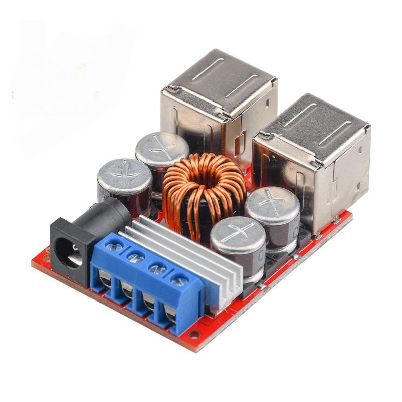 Step Down USB 4 PORT 5v 8A StepDown DC 8-35V KIT Charger
