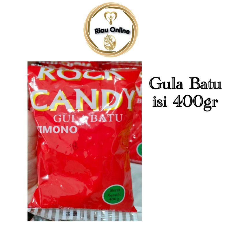 

Gula batu small Lump sugar isi 400gr