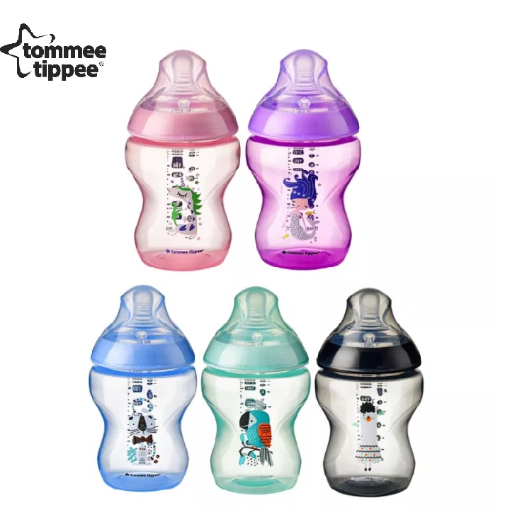 Botol Susu Tommee Tippee Decorated 260ml Isi 1 Pcs / Tommee Tippee Botol Susu Bayi 260 Isi 1 pcs