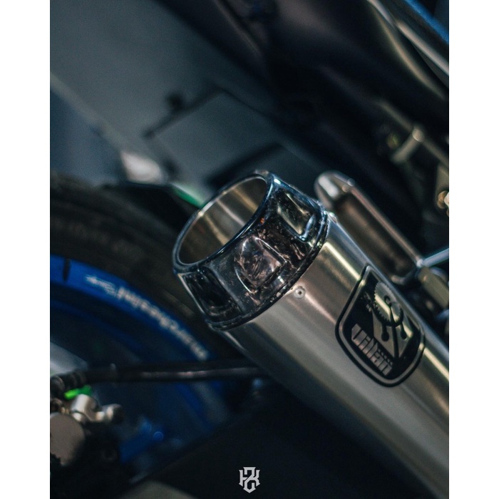 KNALPOT VILLAN PRO1 END CUP CARBON SLINCER ONLY BARANG 1005 ORIGINAL