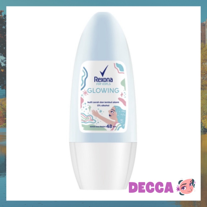 [HOTQUALITY] REXONA WOMEN DEODORANT ROLL ON / REXONA WANITA - GLOWINGWHITE 40