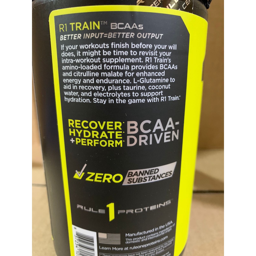 R1 Rule 1 Train Bcaa Powder 30 Serving Bcaa Energy + Electrolytes