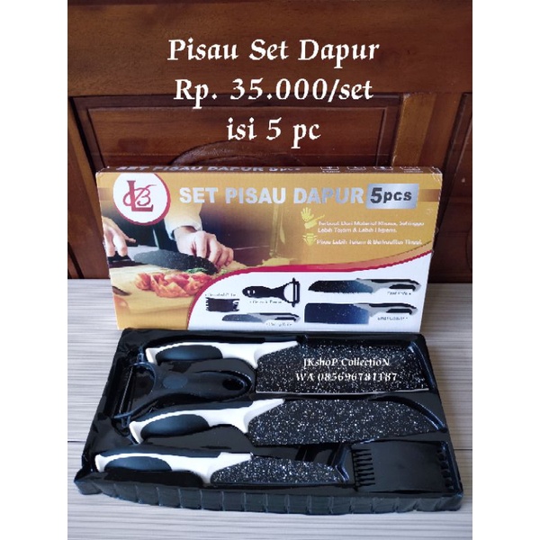 Pisau Set Batu Maifan 5in1