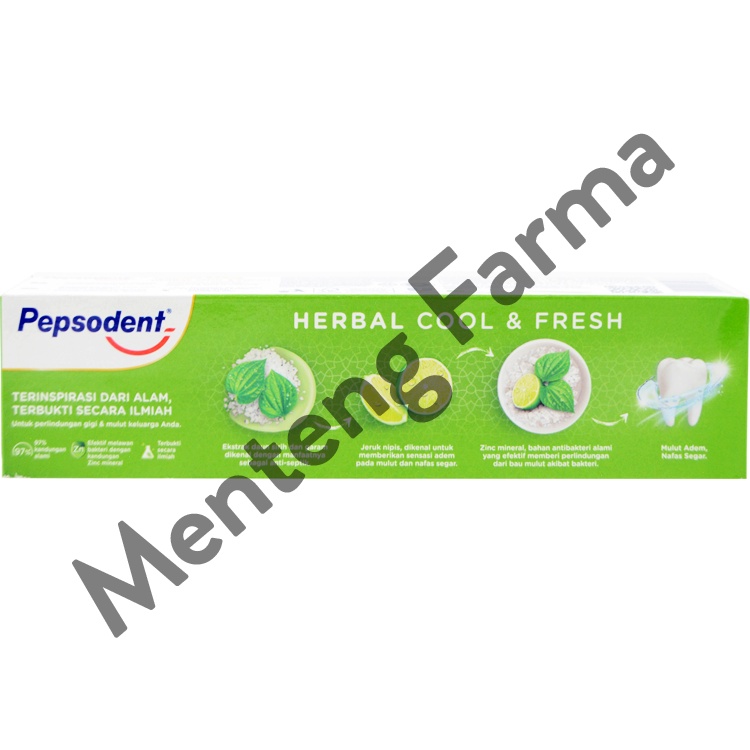 Pepsodent Action Herbal 120 Gr - Pasta Gigi Herbal dengan Ekstrak Daun Sirih