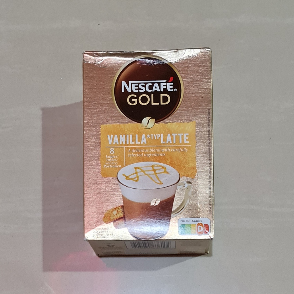 Nescafe Gold Vanilla Latte 8 x 18.5 Gram