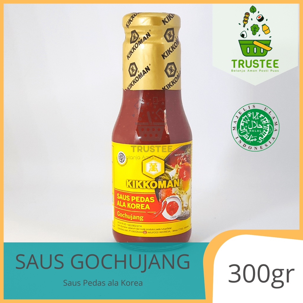 Kikkoman GOCHUJANG HALAL Sauce / Saus Pedas ala Korea Halal 300gr KC