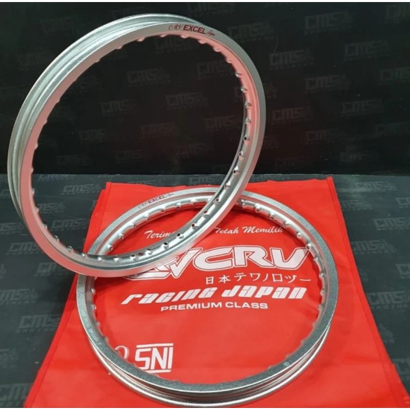 Velg velek pelek veleg lingkar aloy alloy crv ori japan 16 140 silver doff kulit jeruk