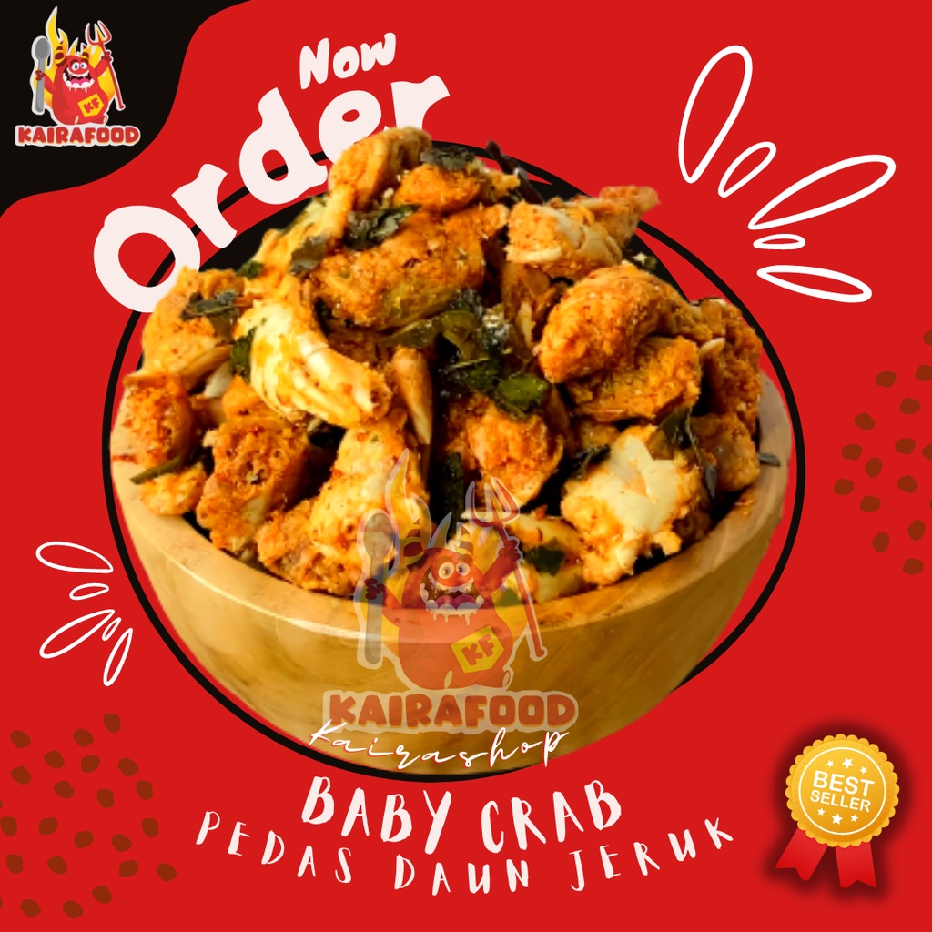 BABY CRAB CRISPY PEDAS DAUN JERUK | ORIGINAL DAUN JERUK