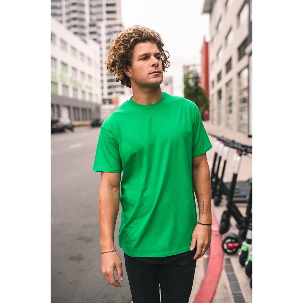 Kaos Polos Combed 24s - NSA New States Apparel Premium Cotton 7200 - XXL - WARNA (Warm) - GROSIR