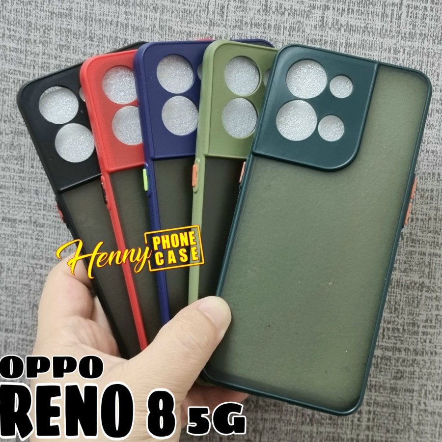 OPPO RENO 8Z 5G 8 4G 8 5G 8 PRO 5G 7 4G 7 5G 7Z 5G CASE DOFF HARDCASE FUZE MATTE AEROCASE TRANSPARAN DOVE CASING PROTECT CAMERA COVER PELINDUNG KAMERA COLOUR  RENO 7 Z 5G