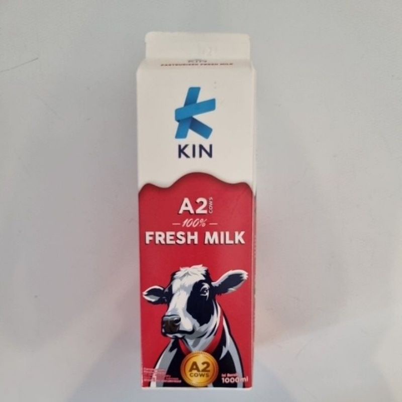

Kin Fresh Milk A2 cow susu segar full cream 1 liter