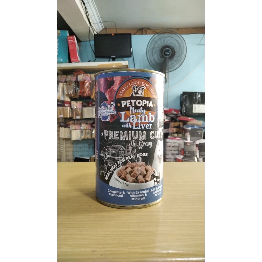 PETOPIA Makanan Basah Kaleng Petopia premium  1240g Dog Canned Food Wet Dog Food 1240 gram