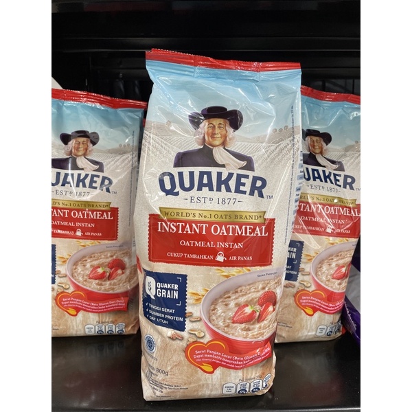 

Quacker instant oatmeal 800gr