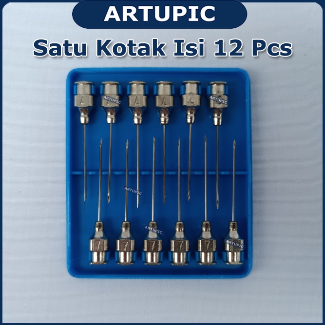 Jarum Suntik Vaksin Unggas Ayam 22G x 1 Inch Socorex 0.7 x 25 mm Ayam Puyuh Kelinci Bebek Ikan Unggas Veterinary Hypodermic Needles