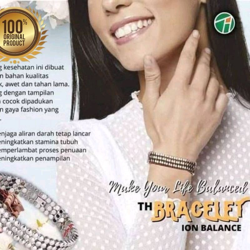 ⭐⭐⭐⭐⭐ Gelang Terapi TH ion premier Bracelet Original