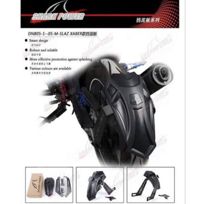Mudguard shark power New