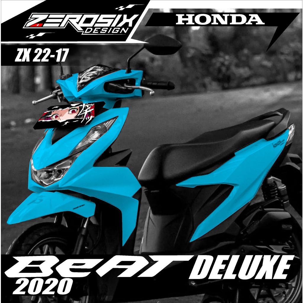 Sticker Motor Full Body POLOS Honda Beat Deluxe Beat Street Decal Stiker Beat 2020 2021 Motif Racing