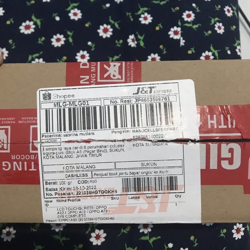 LCD OPPO A92 ORI NEW