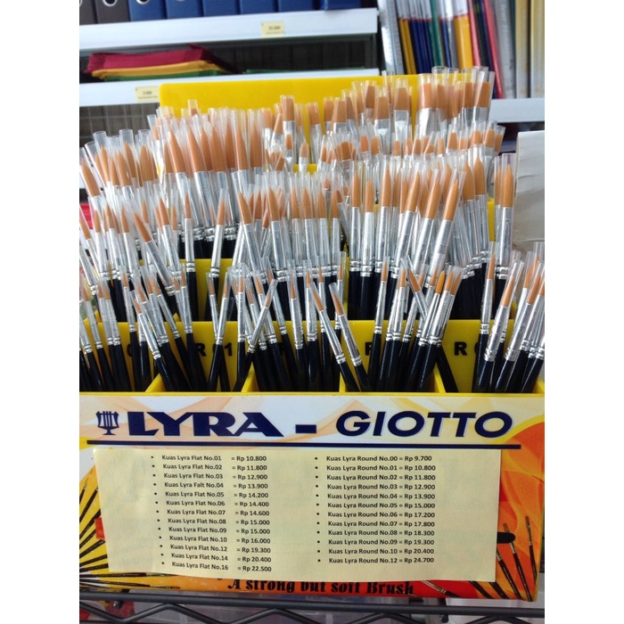 

Produk Unggulan Kuas Lyra Giotto Round No.09/Kuas Melukis Bagus