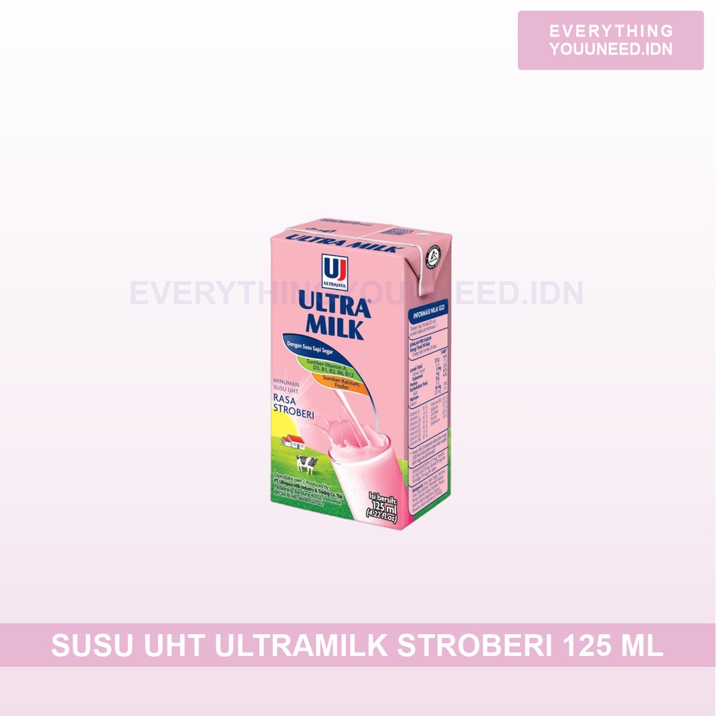 

Susu UHT Ultra Milk Stroberi 125ml