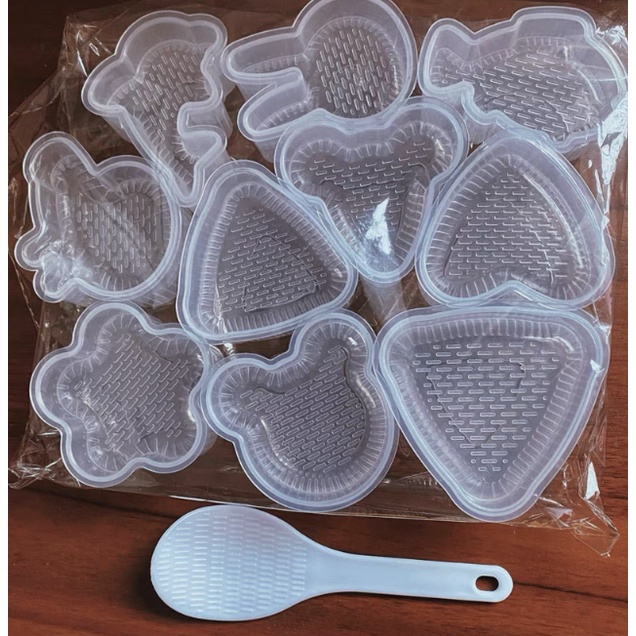 Cetakan Nasi Bento Bola / Bento 3 In 1 / Rice Mold Cetakan Nasi/ Bola Nasi Shake Anak / Rice Ball Shaker