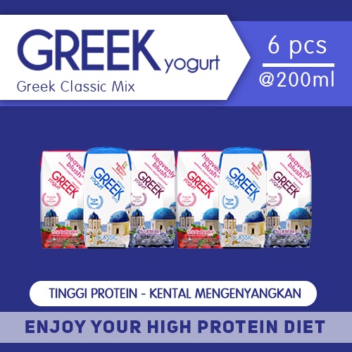 

Yogurt Heavenly Blush Greek All Variant [6 Pcs x 200ml]