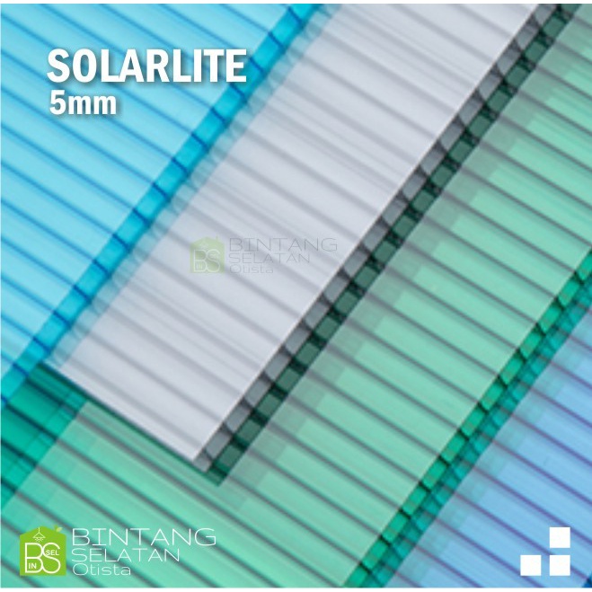 SOLARLITE 5MM ATAP KANOPI CANOPY POLYCARBONATE ROLL
