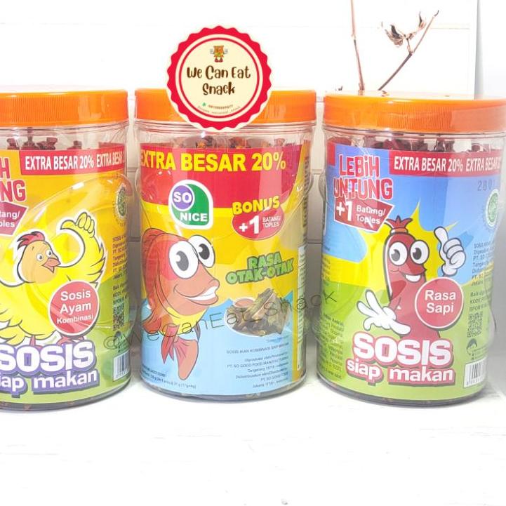 

10.10 FLASH SALE Sosis So Nice Ready to Eat (1 Toples isi 24) murah