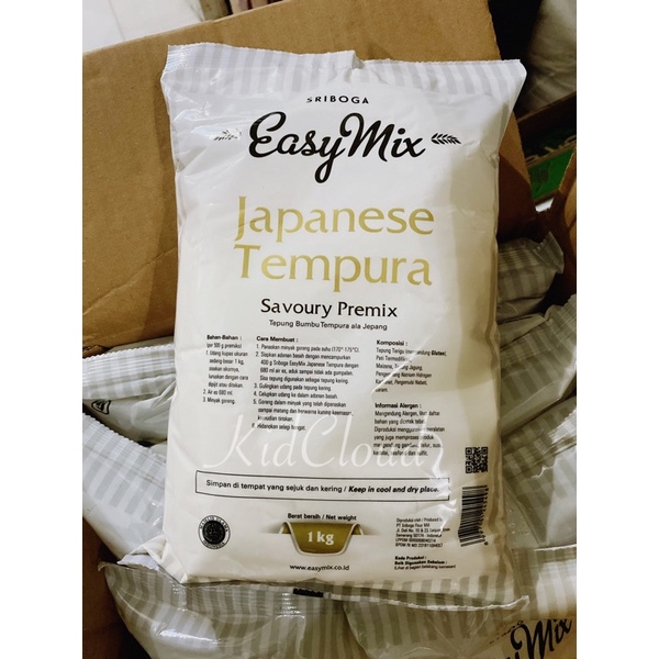 

Sriboga EasyMix Japanese Tempura 1 kg Flour / Tepung Tempura ala Jepang siap pakai