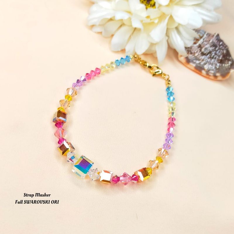 STRAP MASKER CONECTOR KONEKTOR MASKER SWAROVSKI ORIGINAL