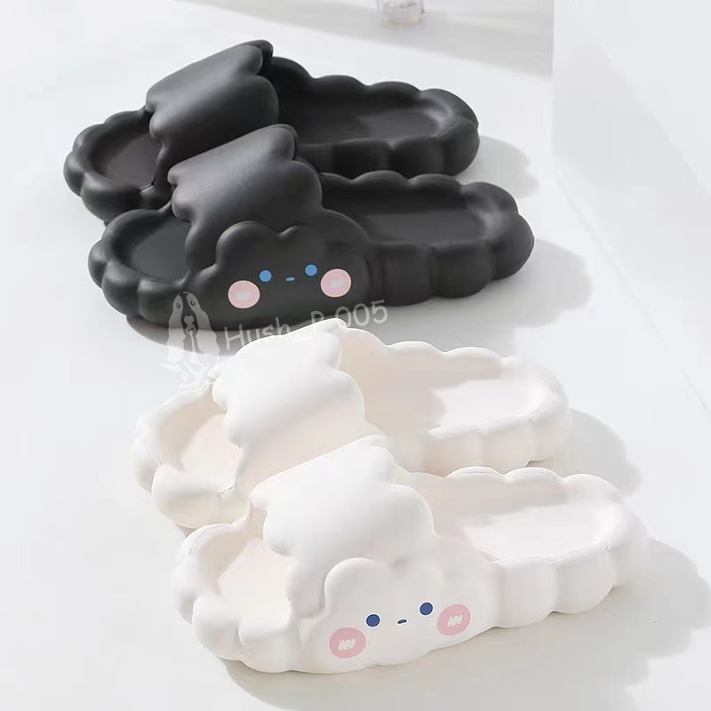 [36-41] Komin Sandal Selop Wanita Cute Cloud Sandal Jelly Korea Anti Slip Sandal Rumah Import Sandal Awan Lucu Nyaman Empuk