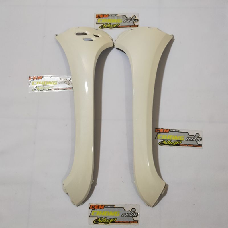 legshield sayap depan pinggir kanan kiri scoopy fi tahun 2020 2021 2022 crem