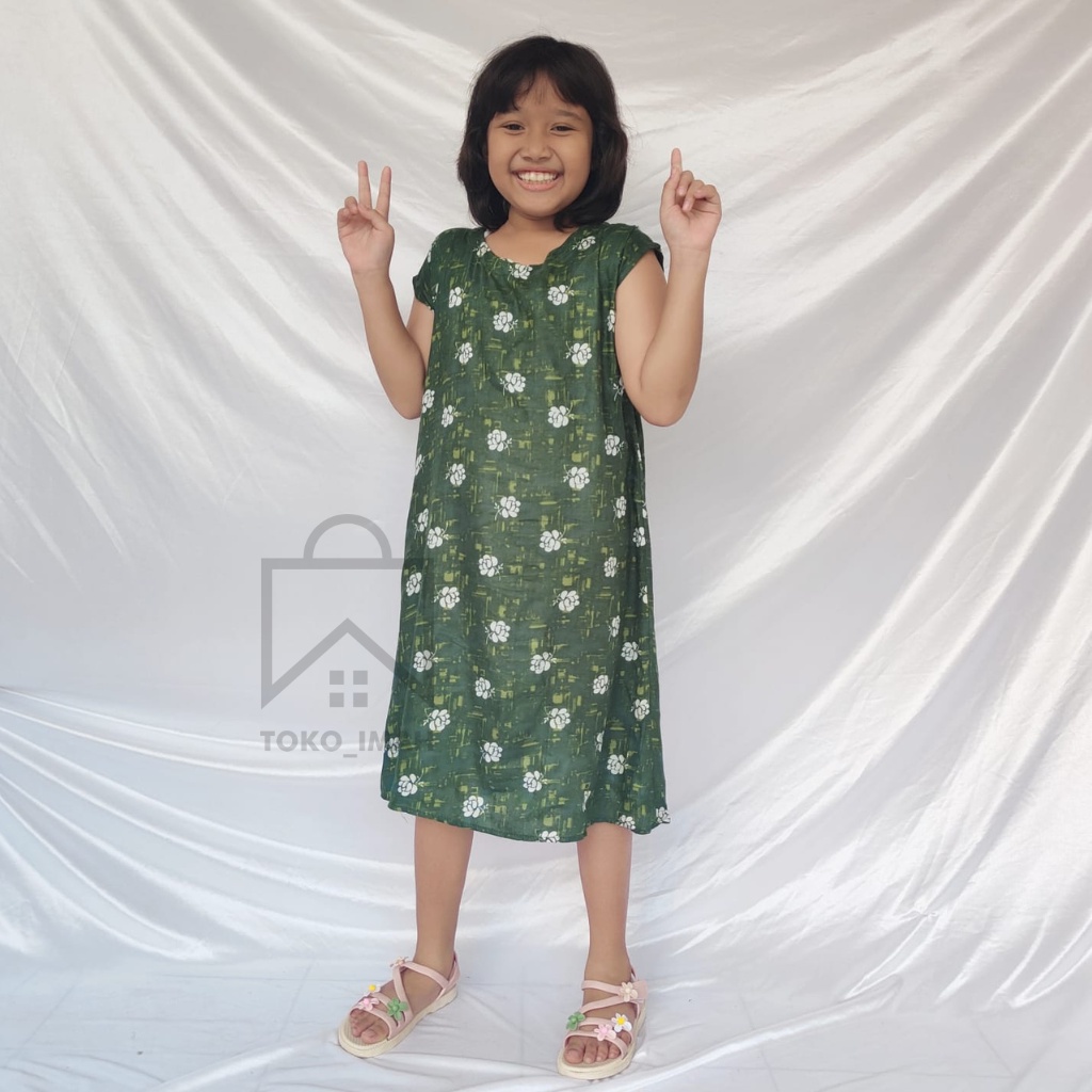 Daster Anak Perempuan / Home Dress Anak Perempuan 5-8 Tahun bisa cod tokoimah