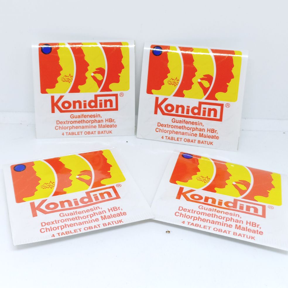 [ECER] Konidin Obat Batuk Influenza 1 Strip Isi 4 Tablet