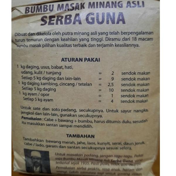 

Bisa COD BUMBU MASAK MINANG ASLI SERBAGUNA 1 KG serbuuu !