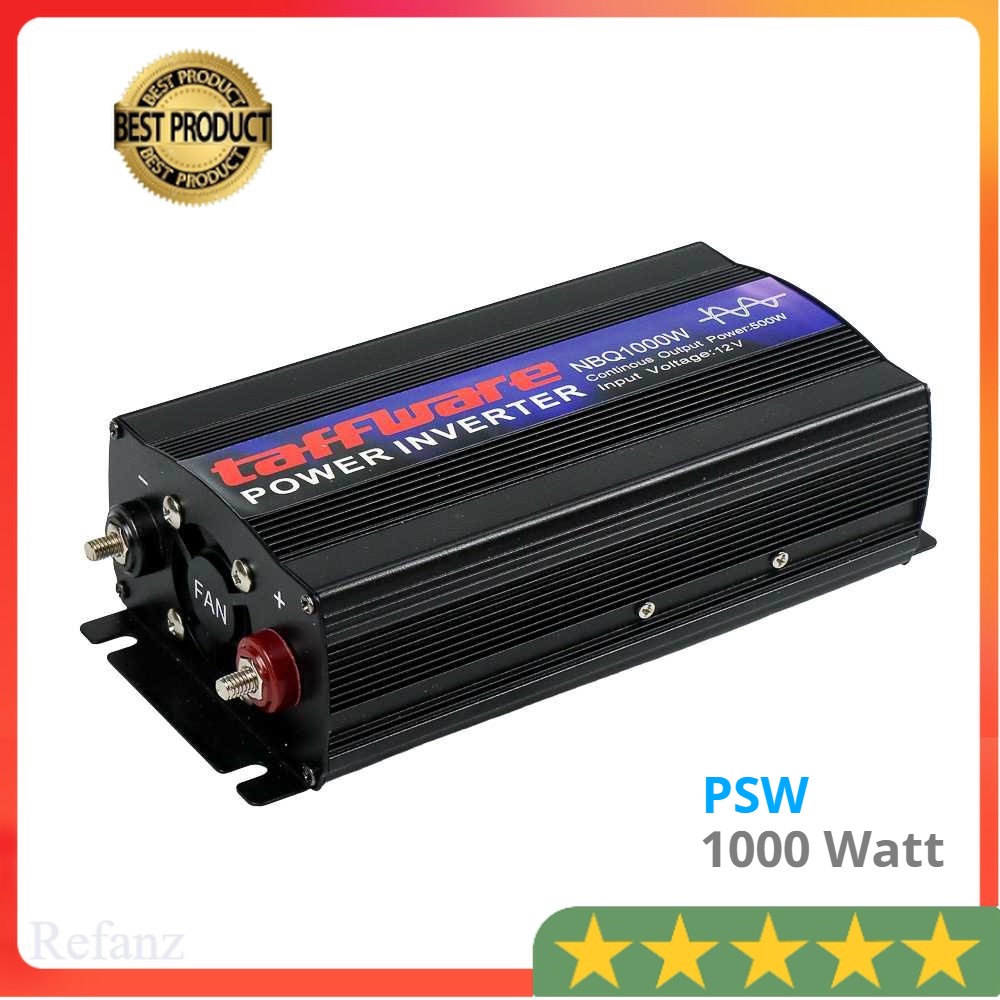 Car Power Inverter Pure Sine Wave PSW DC 12V to AC220V 1000W Taffware  - NBQ1000W