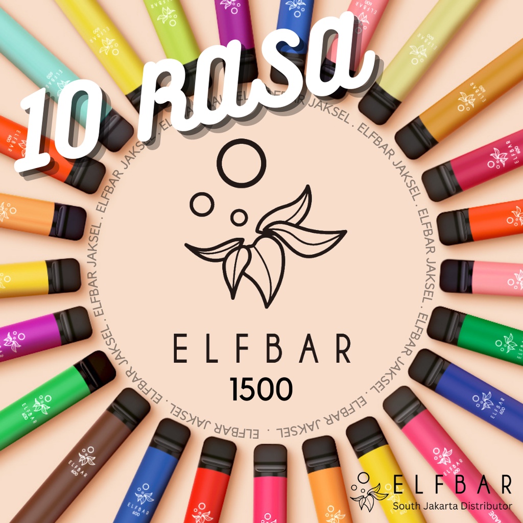 ELFBAR 1500 Puffs Cola | ELF BAR 1500 Disposable Pod Coca Cola Dark Sparkle | Vape Sekali Pakai Arief Muhammad | Best Disposable Pods Indonesia